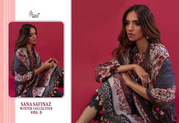 Shree Sana Safinaz Winter Collection 3 Pakistani Salwar Suits Collection